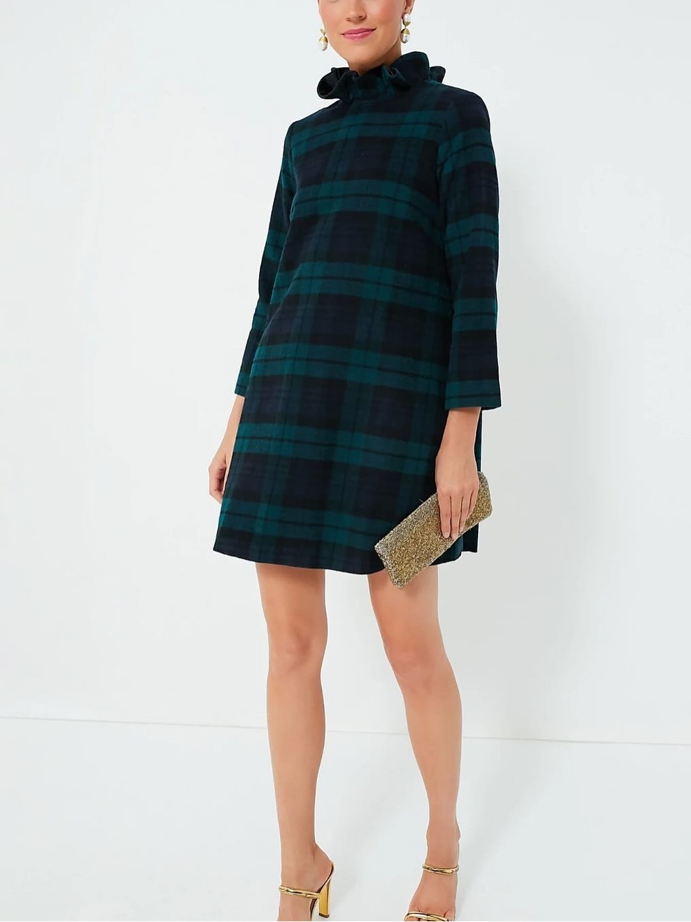 Tuckernuck Blackwatch Plaid Daphne Dress size S